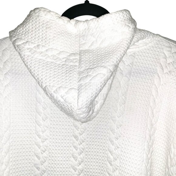 Plus Casual Cozy 100% Polyester Pocket Drop Drawstring Pullover - Picture 8 of 13